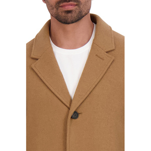 CHALASA SPORTS Manteau long en laine pour homme, col en V, style trench-coat, streetwear, mode, chaud, décontracté, double boutonnage, automne-hiver - Product Image 6