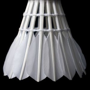 Professional VinaStar Exporting Grade Tournament Level Shuttlecock Natural White Goose Feather Stable 3-Layer <b>Badminton</b> Ball - Product Image 2