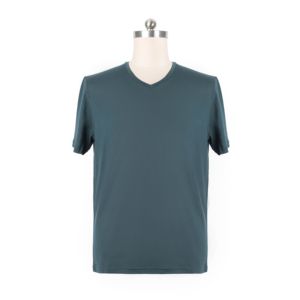 Tissu en jersey 100 % coton écologique, séchage rapide, respirant, col rond, pour hommes, décontracté, vente en gros pour expédition mondiale - Product Image 4
