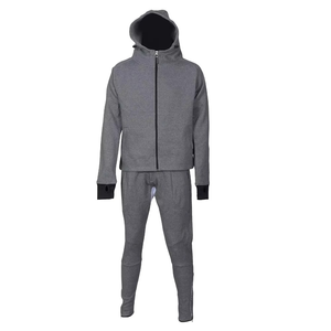 ราคาขายส่ง เสื้อผ้าสตรีทแวร์ OEM ODM เสื้อฮู้ดแบบหนา ผลิตจากวัสดุรักษ์โลก  แบบเรียบ  ปรับแต่งได้  ทรงสลิมฟิต  ไซส์พลัส  ชุดเซ็ท - Product Image 1