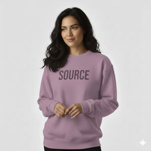 Sudadera de Cuello Alto Informal de Invierno para Mujer, de Alta Calidad, con Logotipo Personalizado, Talla Grande, de Poliéster/Algodón Grueso - Product Image 4