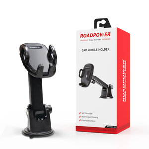 Soporte Magnético para Móvil Roadpower (RP-MH541-BK), Soporte Versátil para Tablero/Parabrisas con Fuerte Succión y Rotación de 360 Grados - Product Image 1