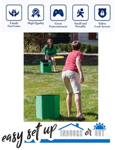 Juego de lanzamiento de disco volador para deportes al aire libre para fiestas en la playa o en el patio trasero - Product Image 2