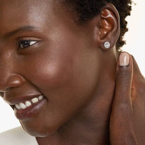 Boucles d'oreilles clous en argent sterling 925 avec moissanite VVS, style Iced Out, pour hommes, bijoux fins - Product Image 4