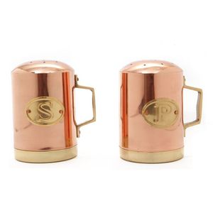 Salero de Cobre de Lujo, Estilo Antiguo, Accesorio de Cocina Moderno, Decoración de Cocina de Cobre, Accesorio de Comedor Premium, Elegante - Product Image 2