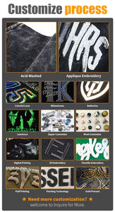 Maquette gratuite : Sweat à capuche oversize personnalisé avec strass, style streetwear vieilli, fermeture éclair et poche kangourou - Product Image 4