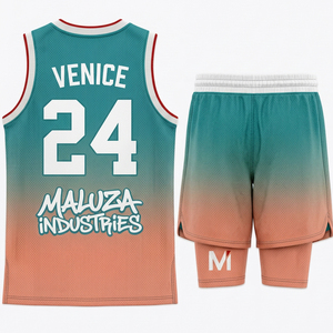Uniforme de Baloncesto Sublimado con Diseño Personalizado, Conjunto de Camiseta y Pantalones Cortos, Ropa Deportiva Transpirable para Hombre y Mujer - Product Image 3