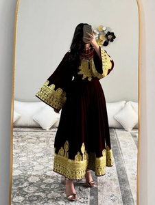 Robe traditionnelle balochie brodée, vêtement ethnique à plusieurs couches, symboles culturels brodés, robes afghanes Kuchi - Product Image 2