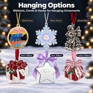 Ornements de Noël en métal gaufré personnalisés de haute qualité, Capybara amusant, animal mignon pour pendentif à suspendre à l'arbre, cadeau promotionnel - Product Image 5