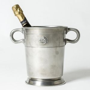 Silver Oval Beverage Tub 5 Litre Steel Wine <b>Ice</b> <b>Bucket</b> with Side Loop Handles for Party Bar <b>Table</b> Drink Chiller - Product Image 5