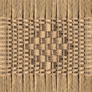 Tapis en jute tressé marron classique, offrant un charme naturel et rustique grâce à ses fibres épaisses, disponible à prix de gros. - Product Image 2