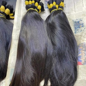 Extensión de cabello natural súper fino a granel al por mayor cabello humano crudo de Vietnam a granel sin procesar 2025 - Product Image 1