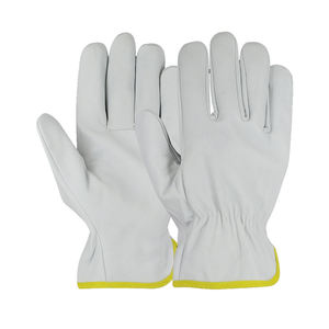 Gants de sécurité en cuir de vachette avec caractéristiques anti-brûlure, antidérapantes et résistantes à l'usure pour le soudage électrique et les bâtiments industriels - Product Image 5