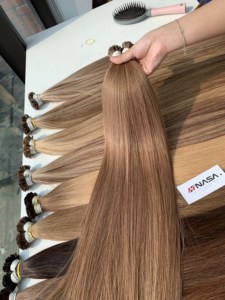 ผมต่อจากเวียดนามแท้ ยี่ห้อ NASA HAIR VIETNAM แบบเคราติน  หนา/ปลายผมหนา  มีทุกสี บรรจุภัณฑ์อย่างดี - Product Image 2
