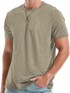 T-shirts pour hommes à manches courtes très tendance, en coton et polyester, prix de gros abordable, coupe classique, lavables - Product Image 3