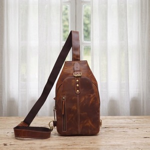 Sac bandoulière en cuir souple, idéal pour étudiants, professionnels et activités quotidiennes en extérieur – Vente en gros - Product Image 1