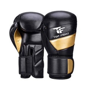 ถุงมือชกมวยหนังแท้คุณภาพสูง ดีไซน์ PU สำหรับมวยไทย คิกบ็อกซิ่ง ฝึกซ้อม MMA หนังวัวแท้ รับสกรีนโลโก้ - Product Image 1