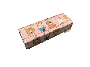 Étuis à lunettes pliables rectangulaires en tissu faits à la main avec motifs de dessins animés - Product Image 4