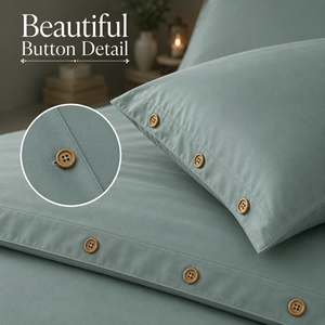 Draps de lit en bambou pur 300 TC de qualité export, qualité hôtel de luxe, doux, lisses et respirants pour la maison et la chambre à coucher - Product Image 3