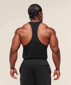 Camiseta Deportiva de Verano para Hombre, de Alta Calidad, sin Mangas, para Gimnasio, de Algodón y Poliéster, de Secado Rápido, Personalizable - Product Image 3