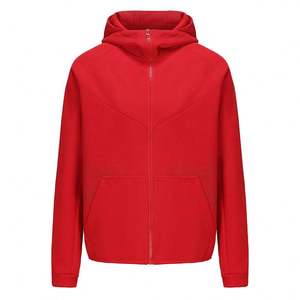 Men's 100% Cotton <b>Blank</b> Heavy <b>Weight</b> Hoodies Thick Custom Printing logo Drop Shoulder Flock for Men Hoodies - Product Image 4