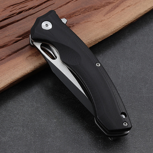 <span class=keywords><strong>Couteau</strong></span> pliant portable d'extérieur, lame en acier D2, meilleur <span class=keywords><strong>couteau</strong></span> de camping EDC pour la pêche, <span class=keywords><strong>couteau</strong></span> pliant à manche G10 pour usage tactique - Product Image 6