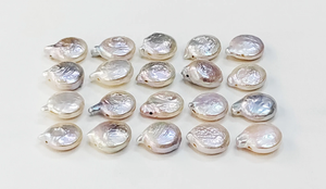 ไข่มุกน้ำจืดบาร็อคคุณภาพ AAA รูปทรงแบนขนาด 10*11 มม. อัญมณีธรรมชาติ 100% สำหรับทำเครื่องประดับ ราคาขายส่ง - Product Image 4