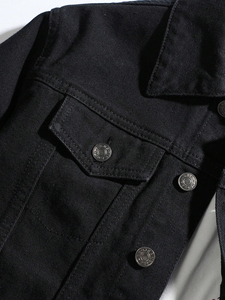 Trending Customizable Men's Down-filled <b>Denim</b> <b>Jacket</b> <b>with</b> Hood Long Sport Style for Outdoor Wear - Product Image 3