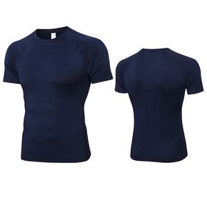T-shirt de sport pour homme, course à pied, logo personnalisé, haute qualité, col rond, grande taille, écologique, séchage rapide, coupe ample - Product Image 6
