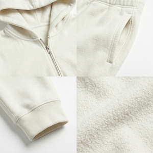 Ensemble de survêtement 2-en-1 pour homme en coton épais 100 %, avec sweat à capuche zippé et pantalon de jogging en molleton – Fabricant OEM en gros - Product Image 4