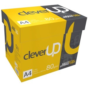 Papel para Impresora Clever A4 80, Blancura 92%, Tamaño 210x297 mm, 80 g/m², 5 Resmas, 500 Hojas por Resma, 5 Resmas por Caja - Product Image 3