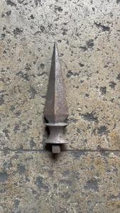 Traditional Cast Iron Balustrade Topper For Stair <b>Railings</b> Exterior Handrail Tip Decorative Architectural Accent - Product Image 4