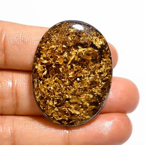 Vente en gros de pierres précieuses naturelles Cabochon Bronzide Lâche Brawn Zade Smooth Mix (ovale poire fantaisie) Malachite Labradorite Fabrication de bijoux - Product Image 1