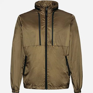 Chaquetas deportivas de uso diario con cierre a presión, estilo cortavientos, chaqueta personalizada para equipos masculinos - Product Image 1