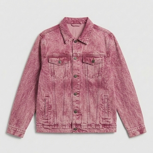 Veste en jean pour homme haut de gamme, best-seller, tendance, streetwear décontracté avec fabrication OEM ODM et solutions d'approvisionnement internationales. - Product Image 1