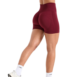 Shorts Deportivos de Cintura Media con Cordón Ajustable para Mujer, Transpirables, Elásticos en Cuatro Direcciones, para Yoga, Fitness y Running, Venta al Por Mayor, Personalizables, OEM, ODM - Product Image 4