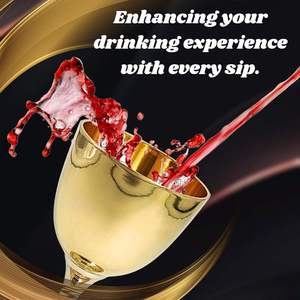 Brass Wine Tumbler Engraved Finish Wine Glass Metal Crafts <b>Drinkware</b> Glass Wedding Gift Bridesmaid Gift Decor Wine Goblets - Product Image 2