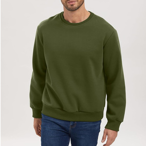Sweat-shirt lourd pour homme personnalisable, col rond, en mélange de coton, confortable, style streetwear pour la gym et la mode décontractée - Product Image 2