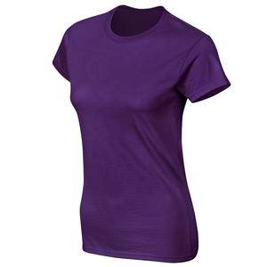 ที่กําหนดเองผ้าฝ้าย95% 5%อีลาสเทนสลิมฟิตผู้หญิงเสื้อยืดชุดเสื้อลูกเรือคอฮิปฮอปเซ็กซี่ติดตั้งสุภาพสตรีท็อปส์อุปกรณ์ด้านนอก - Product Image 5