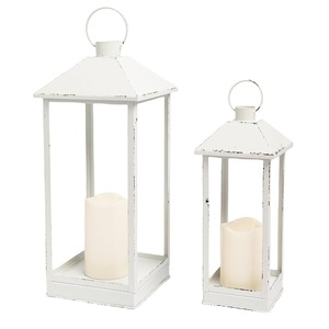 Farol Decorativo de Vidrio y Hierro para el Hogar, Estilo Rústico Mate, Portavelas de Tamaño Estándar, Hecho a Mano, Tamaño y Forma Personalizables - Product Image 4