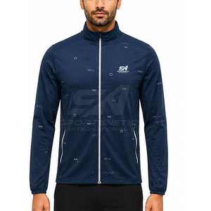 Performance <b>Running</b> <b>Winter</b> <b>Jacket</b> For Men With Comfortable Fit Zip Closure And Breathable Fabric For Active Outdoor Training - Product Image 3