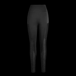 Conjunto de Leggings Deportivos para Mujer, Pantalones de Yoga, Spandex/Poliéster Sólido de Alta Calidad, Elástico en Cuatro Direcciones, Ecológico, Tallas Grandes, Secado Rápido - Product Image 6