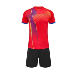 Ensembles d'uniformes de football français en polyester respirant grande taille pour hommes uniforme de club de football à maillot à prix raisonnable - Product Image 4
