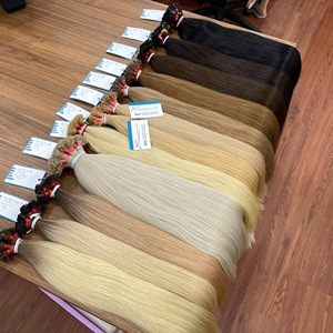 TENDANCE ACTUELLE : Extensions de cheveux humains vietnamiens à pointe plate en kératine, modèle 2026, très demandées - Product Image 1