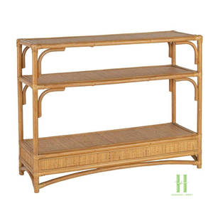 NUEVO DISEÑO Mesa Consola de Mimbre Natural Hecha a Mano, Muebles de Ratán Ecológicos para Entrada y Decoración de Interiores - Product Image 5