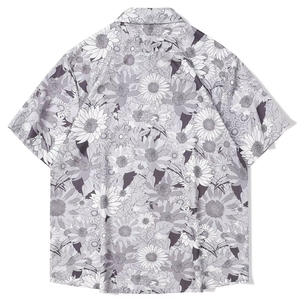 Camisa Hawaiana de Playa para Hombre, Personalizada con Estampado Floral, de Secado Rápido, Manga Corta y Botones - Product Image 2
