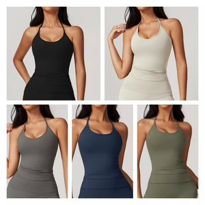 Custom Ladies Sublimated Tank Tops 2025 Polyester Front Logo Eco-Friendly Breathable Crew Neck Sleeveless Sublimation <b>Singlet</b> - Product Image 2