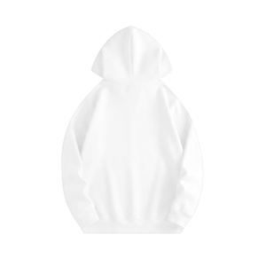 Heavyweight Plain <b>White</b> Cotton Fleece Pullover Hoodie Custom Oversized Streetwear Hooded <b>Sweatshirt</b> Wholesale <b>Men</b> Clothing - Product Image 2