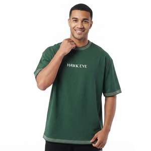 T-shirt personnalisé pour homme avec strass, manches courtes, style streetwear, haute qualité, pour les fêtes et la mode, respirant - Product Image 4