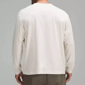 เสื้อยืดแขนยาวสีดำคุณภาพสูงสั่งทำพิเศษ ผ้าฝ้าย 100% สองชั้น พิมพ์ลายฮิปฮอป สำหรับผู้ชาย - Product Image 5